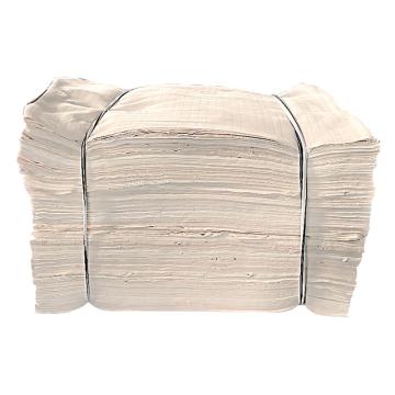 功成狮 规则白棉布含棉量70% 尺寸约40×60cm，25kg/包 GJIX0091