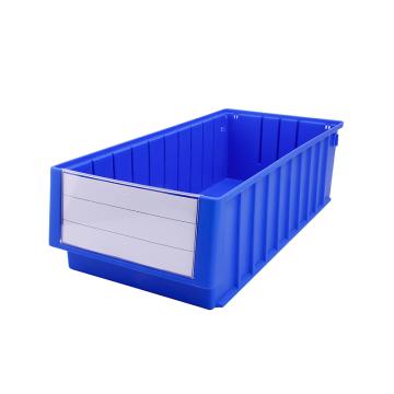 Raxwell 分隔式物料盒TK5214，外尺寸规格D×W×H(mm):500×235×140，全新料，蓝色(标签牌1+标签纸1) RHSS4552