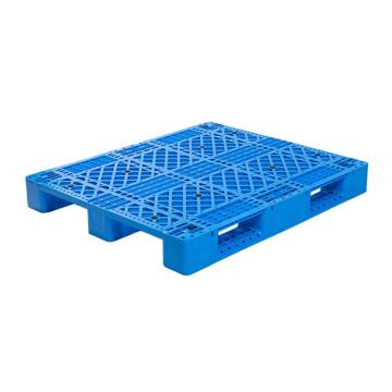 功成狮 塑料托盘，网格川字，尺寸(mm):1300×1100×150，蓝色 动载1.2T 静载4T，上货架载重:0.7T RHSS4267