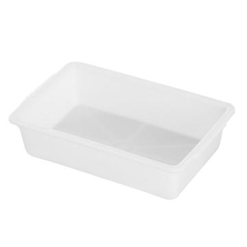 功成狮 塑料方盘320×205×75mm，白色 GHSS0737