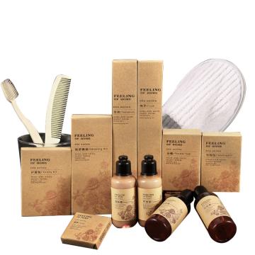 蓝卡诺 一次性洗漱用品12件套牙具/梳子/浴帽/香皂/洗护发/沐浴露/润肤露/护理包/针线包/须包/拖鞋 12件套