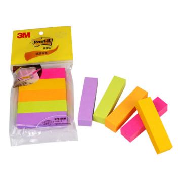 3M POST-IT指示标签670-5AN VAD 100张X5条，13X51mm