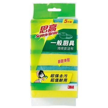 3M 思高一般厨具百洁布5片/包 G6215