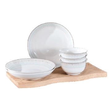 康宁餐具 6件套B，波斯风情系列CB-BSFQ6B-HP/KZ 规 格：4.5寸饭碗×3/8.0寸汤盘×3 CB-BSFQ6B-HP/KZ