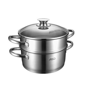 爱仕达 不锈钢复底汤蒸多用锅 ZS22L1TG 22cm