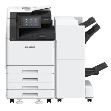 FUJIFILM A3+ 彩色激光双面三合一，一年保市区安装+四纸盒 Apeos C3567 CPS 输稿器+C4小册子装订器