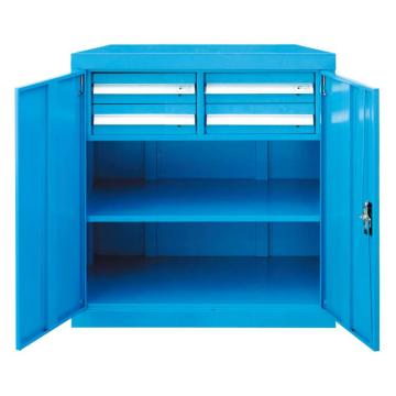 锐德 带门工具柜，外形尺寸(mm):820W×600D×1000H，1层层板4个抽屉 RDP303