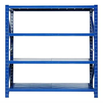 企诺 仓库货架仓储家用加厚置物架展示储物多层承重货架层重200KG 2000*600*2000mm 蓝色 QN-HW-502