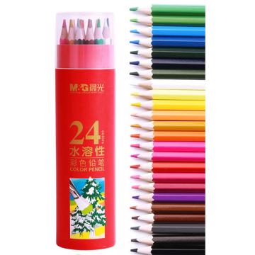 MG 筒装水溶性彩铅24色/筒装 AWP36810