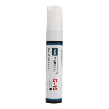 GEEMARKER 宽头油漆笔16mm 底涂笔地面墙面书写涂鸦彩绘油漆笔 G-16白色