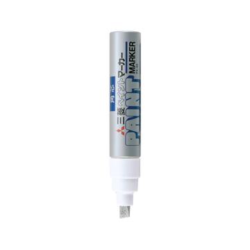 UNI 三菱斜头粗字宽头工业油漆笔粗4mm-8.5mm（6支/盒） PX-30银色