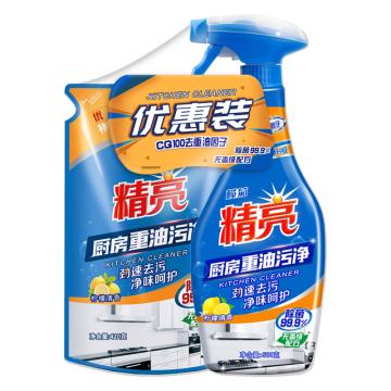 榄菊 厨房重油污净套装 500g+420g直立袋