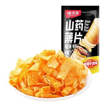 味滋源 休闲零食（一件代发） 山药薄片香辣牛肉味 35g