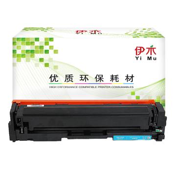 伊木 CF501A蓝色兼容鼓粉盒 YM-CF501A