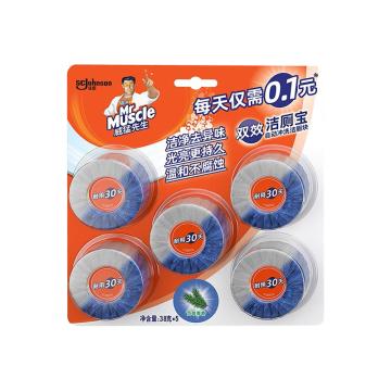 威猛先生 洁厕块 百草清香 38g×5