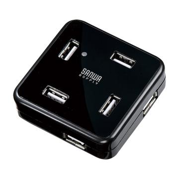 山业 USB集线器USB2.0*7 紧凑正方 USB-HUB250BK