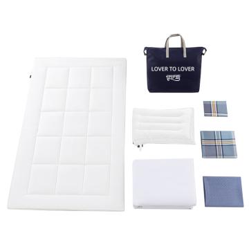 伊伊爱 员工公寓歌运S系列抗菌防螨全棉格子六件套150×200cm YJD25262SS
