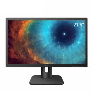AOC 显示器21.5英寸1080P HDMI接口可壁挂 蓝光节能前台显示屏 22E1H
