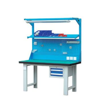 锐德 50mm复合桌面工作台，1个2抽柜，1500W×750D×(800+1000)H，载重:1000kg不含安装费 RDF1511