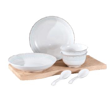 康宁餐具 6件套A，波斯风情系列CB-BSFQ6A-HP/KZ 规 格：4.5寸饭碗×2/8.0寸汤盘×2/小汤勺×2 CB-BSFQ6A-HP/KZ
