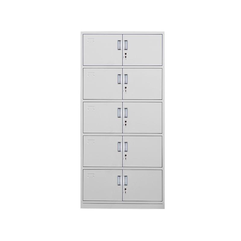 企诺 办公文件柜特厚通五节文件柜850*390*1800mm厚度0..9mm QNGa08A1-08PA