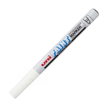 UNI 三菱极细油漆笔极细0.7mm（12支/盒） PX-203白色