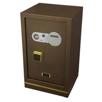 全能 顶部投币式保管箱/柜电子密码 双保险办公 防盗 高700宽420深360mm HG704236