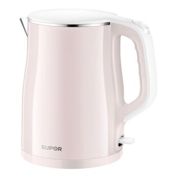 苏泊尔 电水壶颜色粉色，重1.37kg，容量1.5L，电压220V~50Hz SW-15S03A