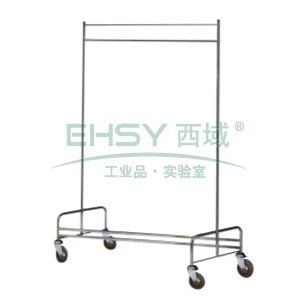 朗道推荐 可叠式挂衣架L1220*W550*H1700 不锈钢 B2217