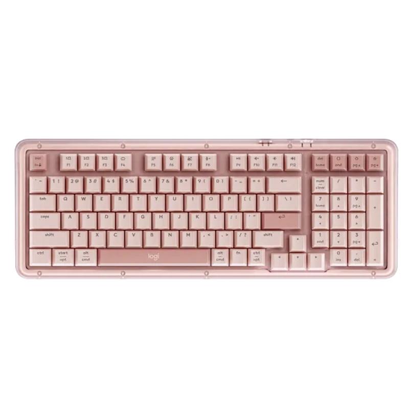 Logitech/罗技 AI客制化无线机械键盘 K98S粉色