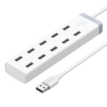绿联 USB3.0分线器白色，1.5米 20482