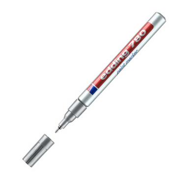 edding 记号笔工业油漆笔耐高温300度 线幅0.8mm edding 780-银色