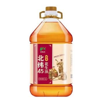 北纬 北纬45 浓香花生油桶装丨5L/桶 BW017