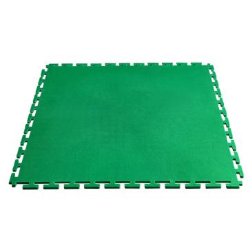 盛仕 方块地垫 60X60CM厚度6.5MM；明扣燕尾式 皮革纹 绿色