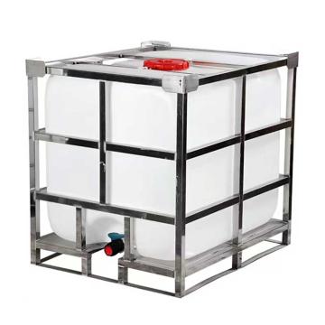 Raxwell 304不锈钢吨桶白，1000L，产品尺寸:1200×1000×1150mm，口径150mm RSBP0057
