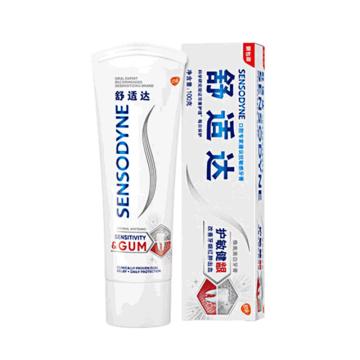 舒适达 牙膏焕亮美白 护敏健龈 100g