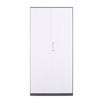 中阳 铁门对开文件柜长900*宽400*高1850mm 办公柜拆装窄边柜 灰白色加厚款 ZY-ZBG-5