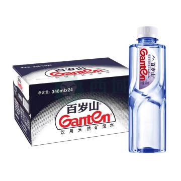 百岁山 矿泉水 饮用天然矿泉水,348ML*24 箱装 30箱起订