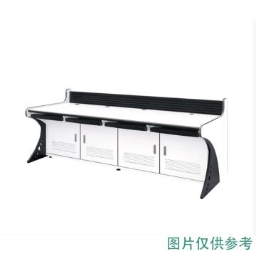 中伟 控制台指挥桌控制调度台工作操作台监控台L型 ZWCZT-322 长4980mm 宽2180mm 高1000mm