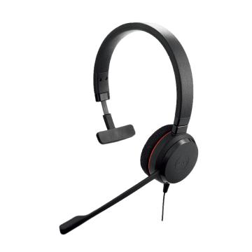 Jabra/捷波朗 USB 单耳耳机电话客服耳麦降噪可调节音量大小 连电脑 EVOLVE 20 MONO