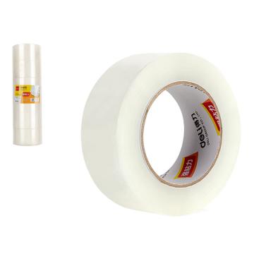 deli/得力 透明封箱胶带48mm*150y（6卷/筒） 30207透明
