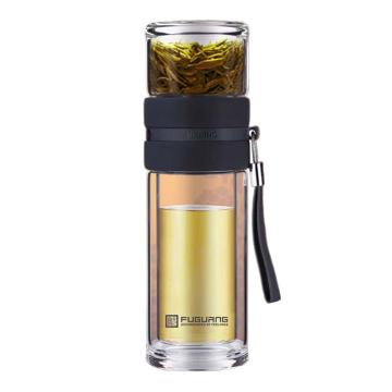 富光 紫金泡茶师双层玻璃杯 G1609-SH-240