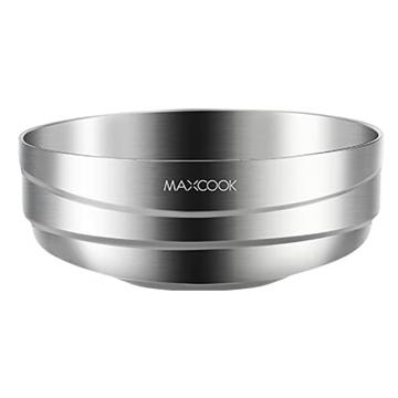 美厨 304不锈钢韩式双层隔热汤碗18cm MCWA613