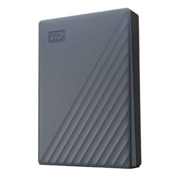 韦度 移动硬盘5TB type-c My Passport随行版2.5英寸 机械硬盘 手机笔记本外置外接 兼容Mac 灰 WDBRMD0050BGY