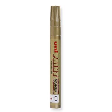 UNI 三菱记号笔油漆笔2.2-2.8mm（金色）粗头 PX-20金