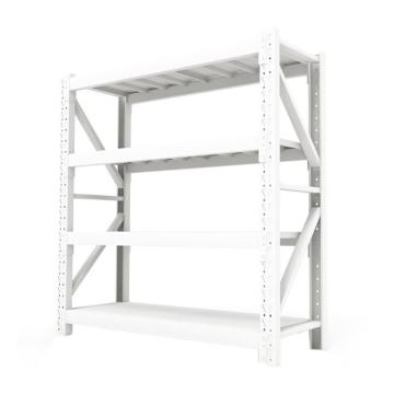 HiBoss 货架每层承载500KG白色四层主架W2000×D500×H2000mm GJSP-225