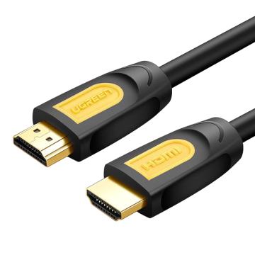 绿联 HDMI线连接线1.4版 28AWG OD7.3MM 支持1080P 60HZ HD101 11183（黄黑 10米）