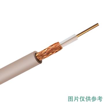 海乐 两兆线同轴电缆射频线2芯2M线SYV75-2-1*20.34纯铜单股96高编 75欧姆数字信号线 100米 SYV75-2-1*2