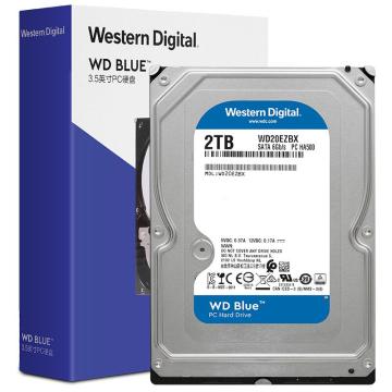 韦度 蓝盘2TB SATA6Gb/s 256MB 7200RPM 台式机械硬盘 WD20EZBX