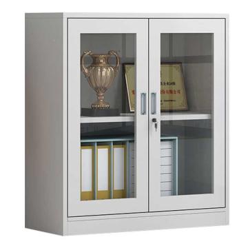 中阳 玻璃开门柜900宽*400深*900高 0.7mm厚度 图片色 RBK-900